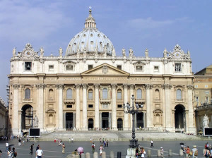 St. Peter's Basilica, Rome, Italy. Author and Copyright Marco Ramerini
