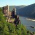 Burg Rheinstein, Ren Vadisi, Almanya. Author Manfred Heyde