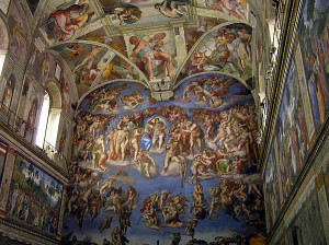 Sistine Chapel, Vatican City, Rome, Italy. Author and Copyright Marco Ramerini