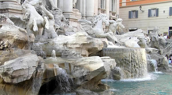 Trevi Fountain, Rome, Italy. Author and Copyright Marco Ramerini..