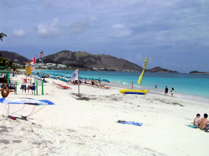 Orient Bay, Saint Martin. Author and Copyright Marco Ramerini