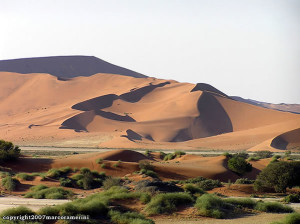 Sossusvlei, Namib Desert, Namib-Naukluft, Namibia. Author and Copyright Marco Ramerini..
