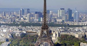 Eiffel Tower, Paris, France. Author Taxiarchos228. Licensed under the Creative Commons Attribution-Share Alike