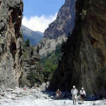 The Samaria Gorge, Crete, Greece. Author and Copyright Luca di Lalla