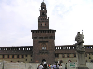 Castello Sforzesco, Milano, Lombardia, Italia. Author and Copyright Marco Ramerini