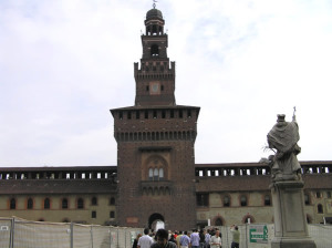 Castello Sforzesco, Milan, Lombardy, Italy. Author and Copyright Marco Ramerini