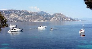 Cap Ferrat, Cote d'Azur (French Riviera), France. Author Chuck Fewell. Licensed under the Creative Commons Attribution-Share Alike