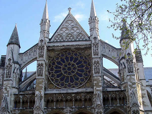 North facade, Westminster Abbey, London, United Kingdom. Author and Copyright Marco Ramerini