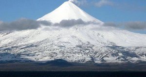 Mount Shishaldin, Unimak Island, Aleutian Islands, Alaska, United States. Author Michael Theberge, NOAA Photo Library. No Copyright
