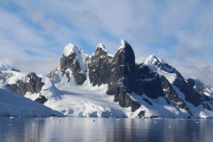 The entrance of the Lemaire Channel, Antarctica. Author and Copyright Marco Ramerini.