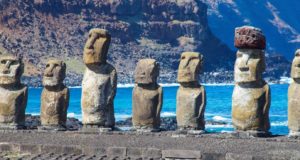 Ahu Tongariki, Easter Island, Chile. Author and Copyright Marco Ramerini