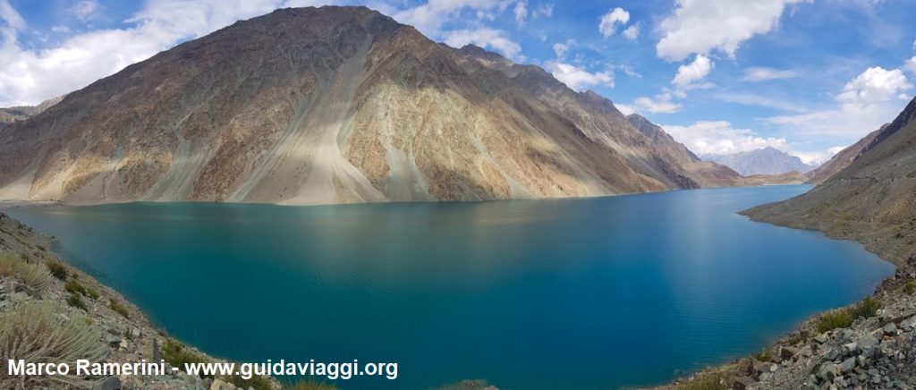 Lake Satpara near Skardu, Baltistan, Pakistan. Author and Copyright Marco Ramerini