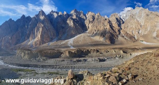 Passu Cones, Hunza Valley, Pakistan. Author and Copyright Marco Ramerini.