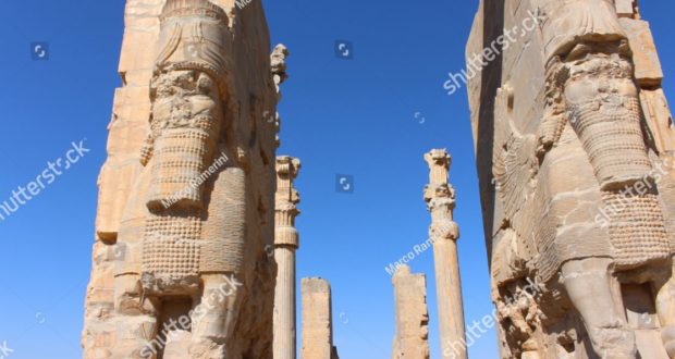Tor aller Nationen. Ruinen der zeremoniellen Hauptstadt des Persischen Reiches (Achaemenid Empire), Iran. Autor und Copyright Marco Ramerini
