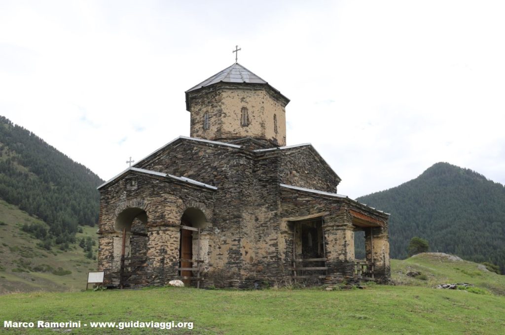 Church, Shenakho, Georgia. Author and Copyright Marco Ramerini