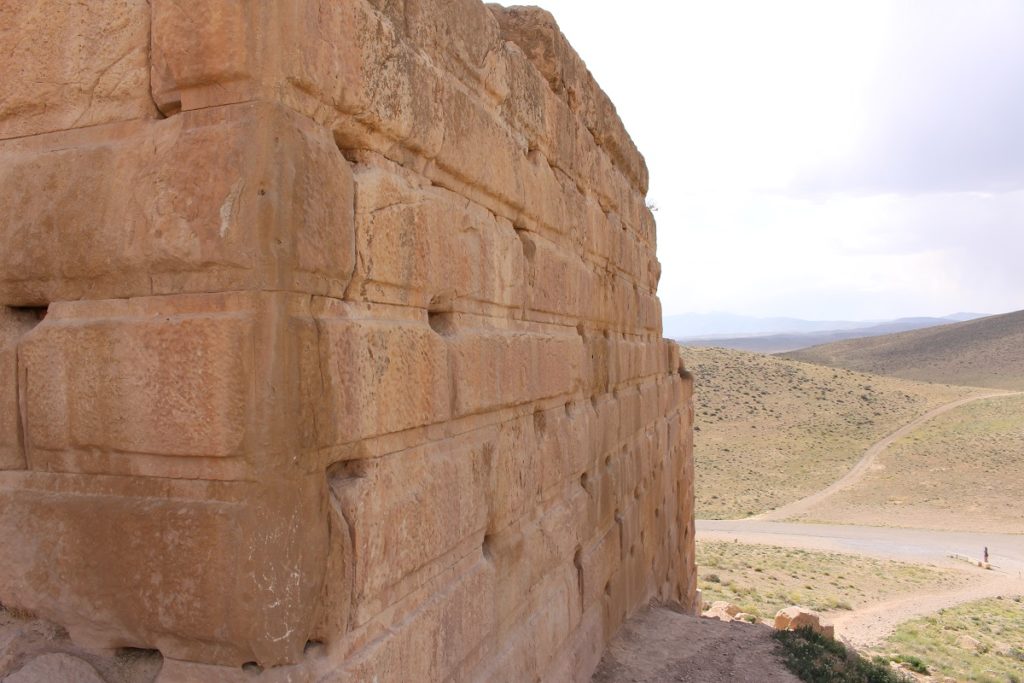 Fortress of Tall-e Takht, Pasargadae, Iran. Author and Copyright Marco Ramerini