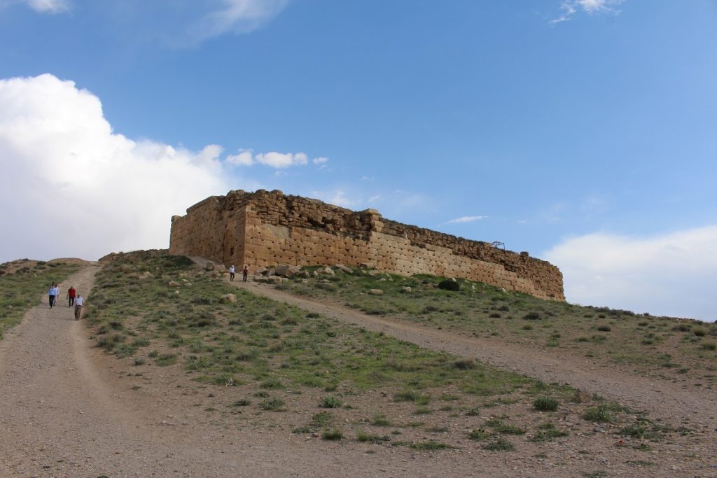 Fortress of Tall-e Takht, Pasargade, Iran. Author and Copyright Marco Ramerini