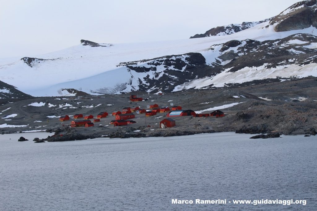 The Argentine base of Hope Bay (Bahía Esperanza), Antarctic Sound, Antarctica. Author and Copyright Marco Ramerini