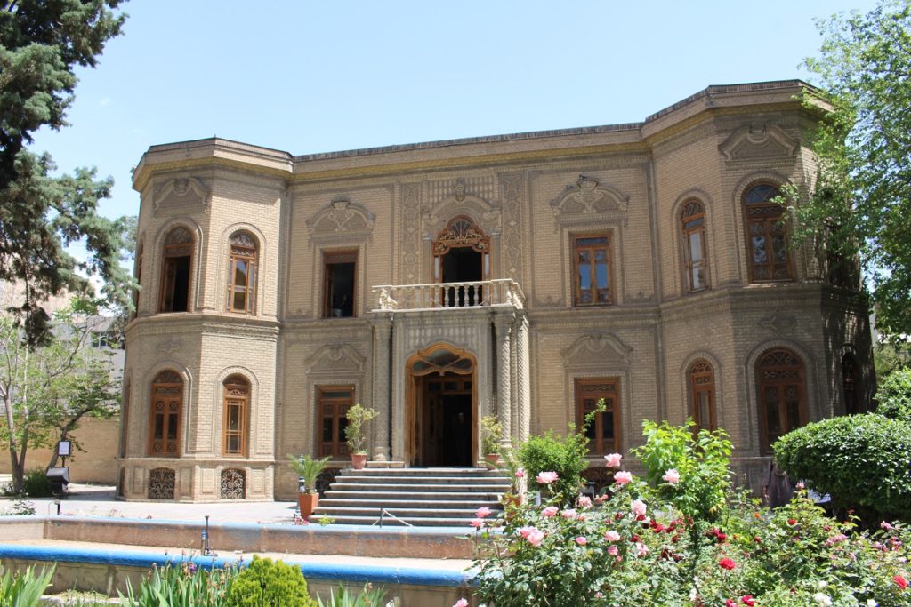 The facade of the Glassware and Ceramic Museum of Iran, Tehran, Iran. Author and copyright Marco Ramerini