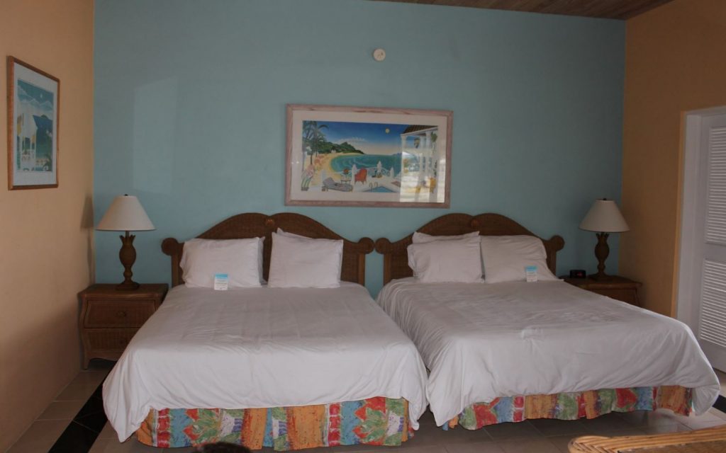 The interior of a Two-Bedroom Beachfront Bungalow, Cape Santa Maria Beach Resort, Long Island, Bahamas. Author and Copyright Marco Ramerini