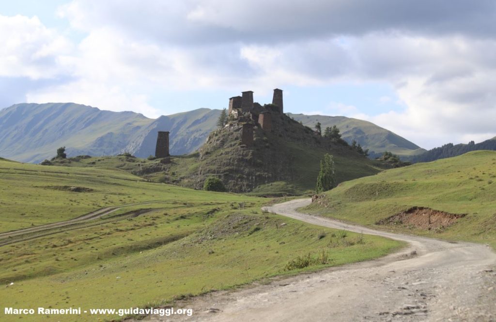 Omalo, Tusheti, Georgien. Autor und Copyright Marco Ramerini