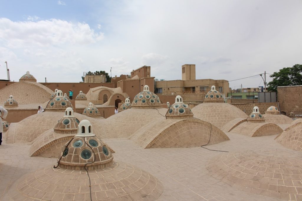 Roof of Sultan Amir Ahmad Bathhouse, Kashan, Iran. Author and Copyright Marco Ramerini