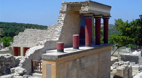 Knossos, Crete, Greece. Author and Copyright Luca di Lalla