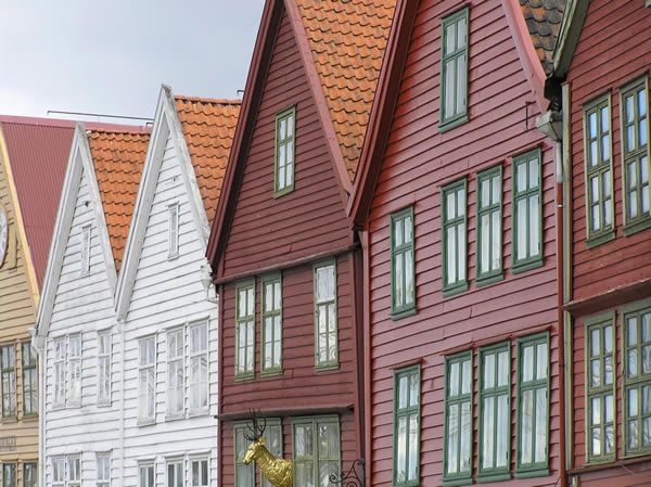 Bryggen, Bergen, Norway. Author and Copyright Marco Ramerini ..