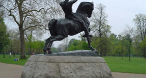 Physical Energy statue of George Frederick Watts, Kensington Gardens, London. Author and Copyright Niccolò di Lalla