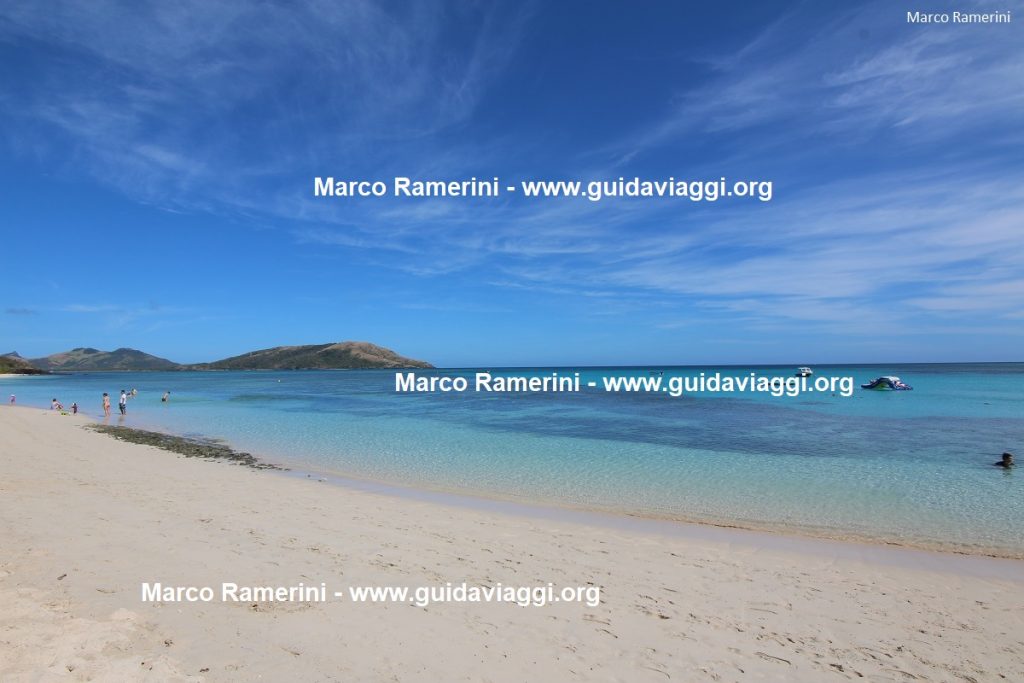 The Blue Lagoon Beach, Nacula, Yasawa Islands, Fiji. Author and Copyright Marco Ramerini