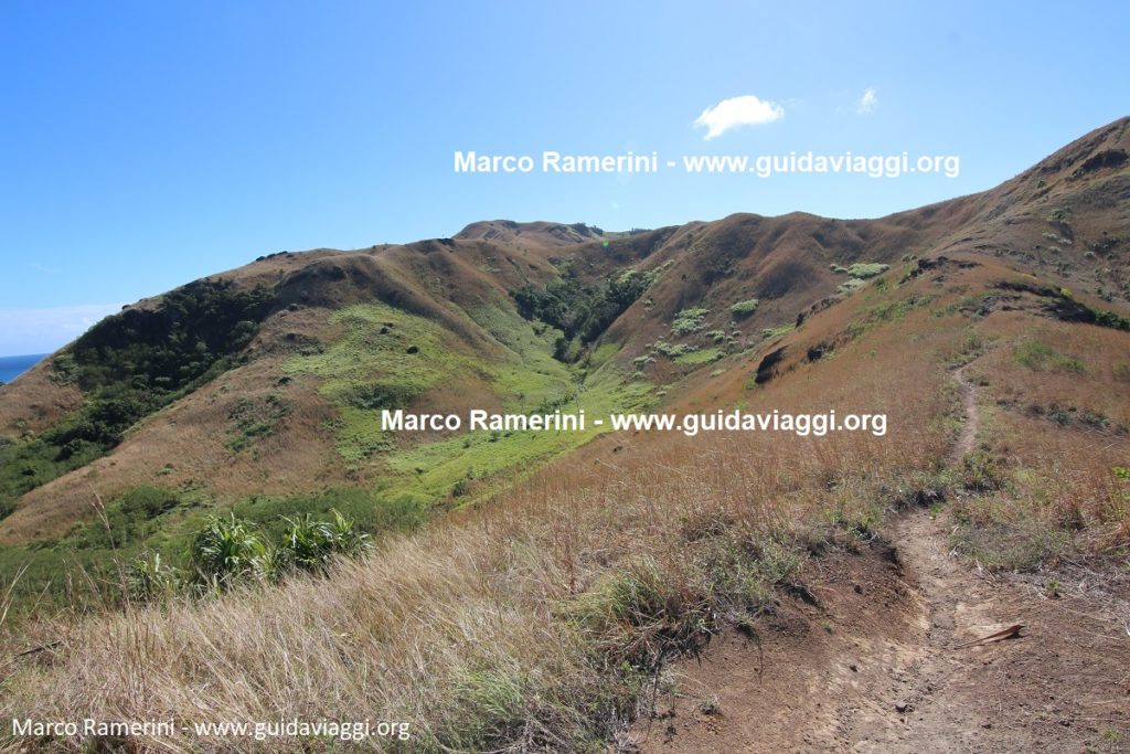 The interior of the island of Nacula, Yasawa Islands, Fiji. Author and Copyright Marco Ramerini