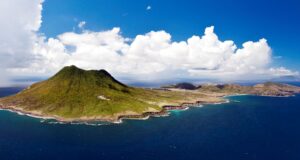 Die Insel Sint Eustatius. Credit Cees Timmers