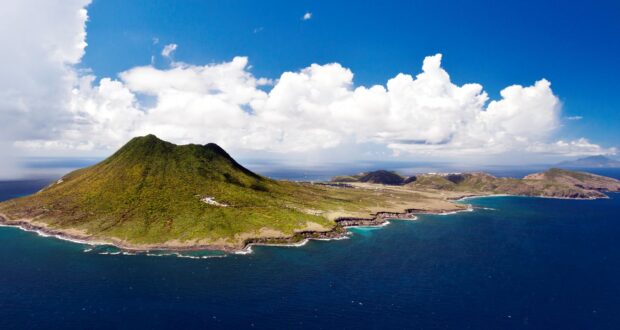 The island of Sint Eustatius. Credit Cees Timmers