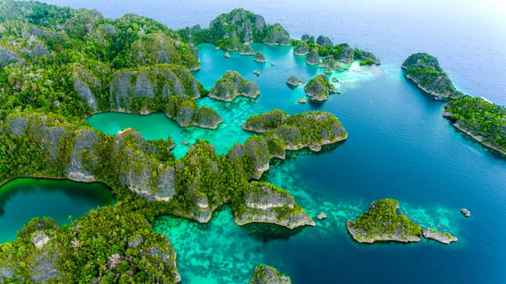 Raja Ampat, Indonesia. Credit Ministry of Tourism, Republic of Indonesia by KIAT