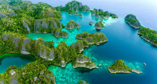Raja Ampat, Indonesien. Credit Ministry of Tourism, Republic of Indonesia by KIAT