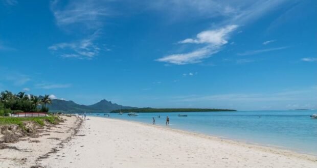 A beach in Mauritius. Credit Mauritius Tourism