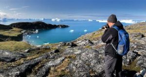 Hiking trails along the Icefjord, Ilulissat, Greenland. Author and Copyright Almo