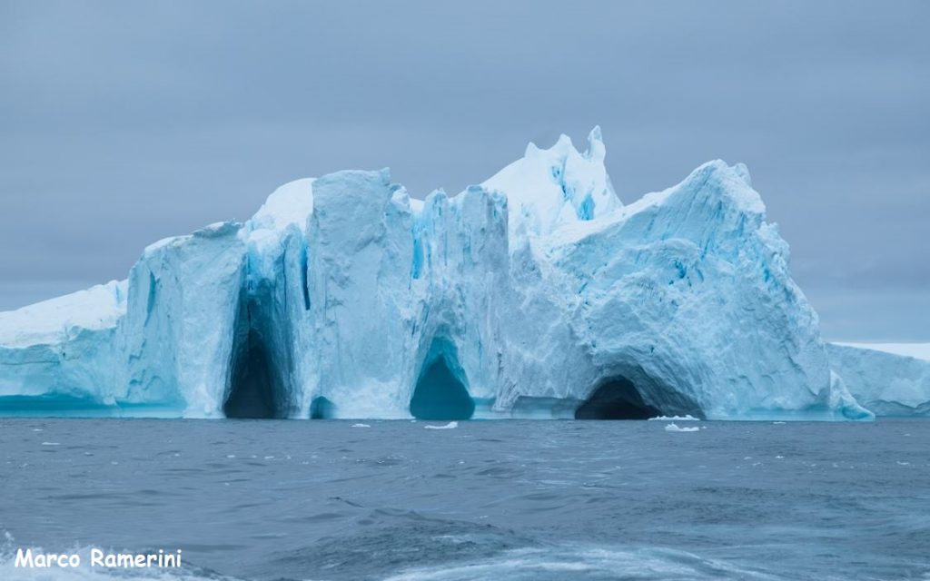 Ice Cathedral, Disko Bay, Greenland. Author and Copyright Marco Ramerini