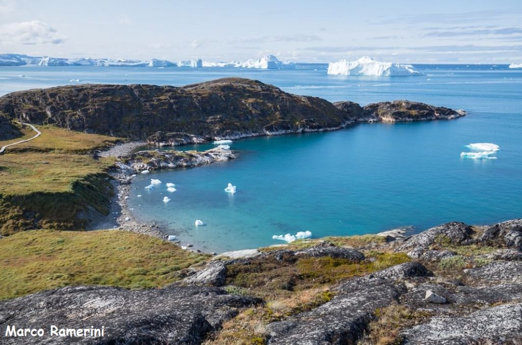 A bay in Disko fjord, Greenland. Author and Copyright Marco Ramerini